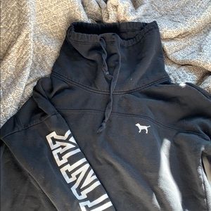 Black pink sweat shirt